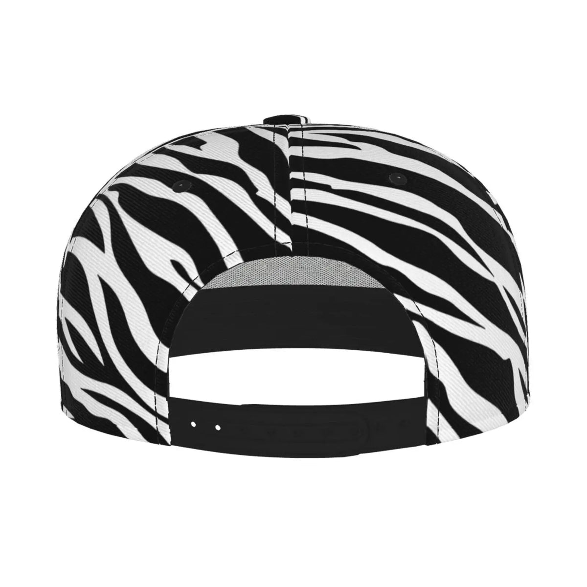 Zebra Print Snapback Hat for Men Women