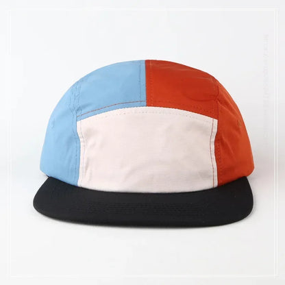 Japanese 5 Panel Color Blocking Baseball Caps
