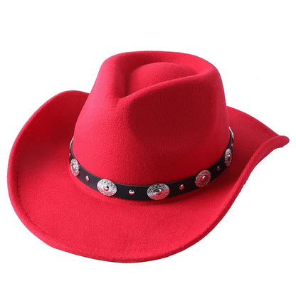 White Cowboy Hat New Jazz Top Cowboy Head Accessories Cowboy Hat