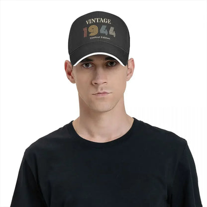 Summer Baseball Cap 1944 Vintage Birthday Gift Merch For Men Women