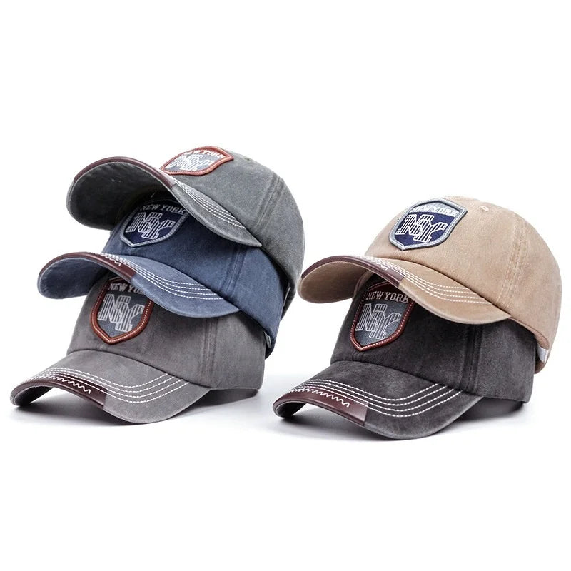 Unisex Adjustable NY Embroidery Baseball Cap All Seasons
