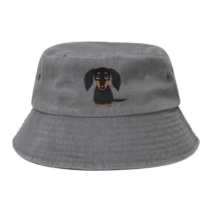 Street I Love My Weiner Dog Dachshund Bucket Hats