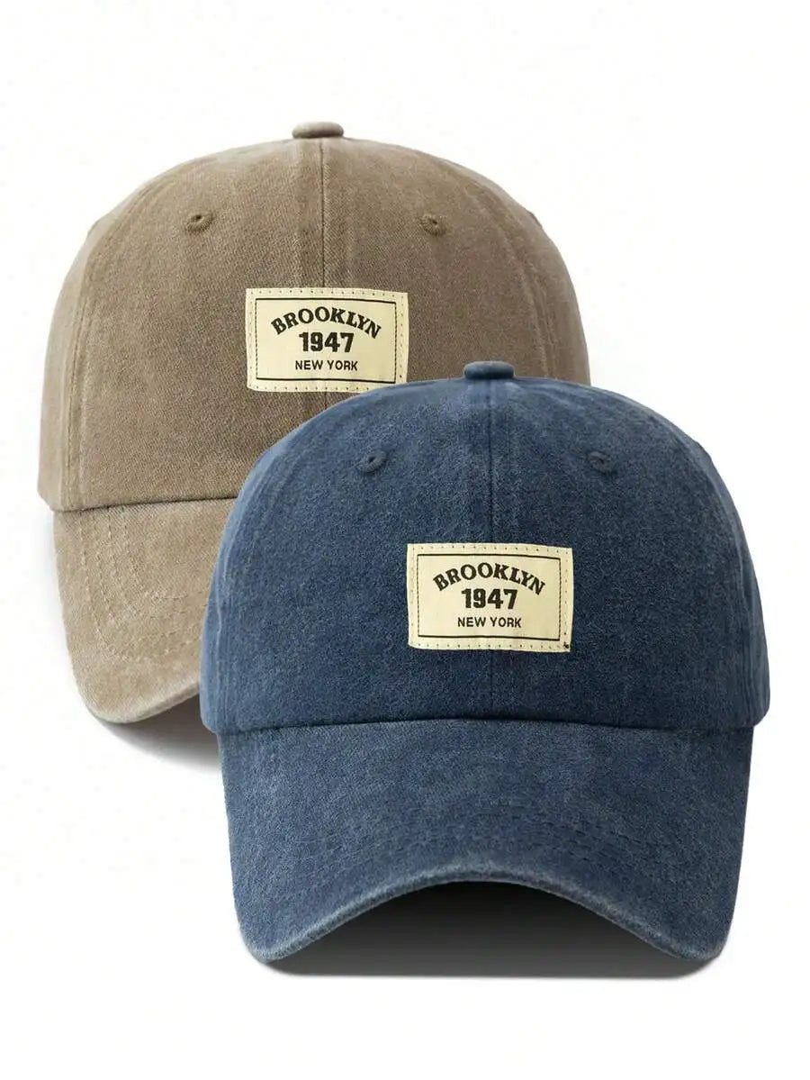 Unisex Washed Denim Baseball Cap Adjustable Casual Hat