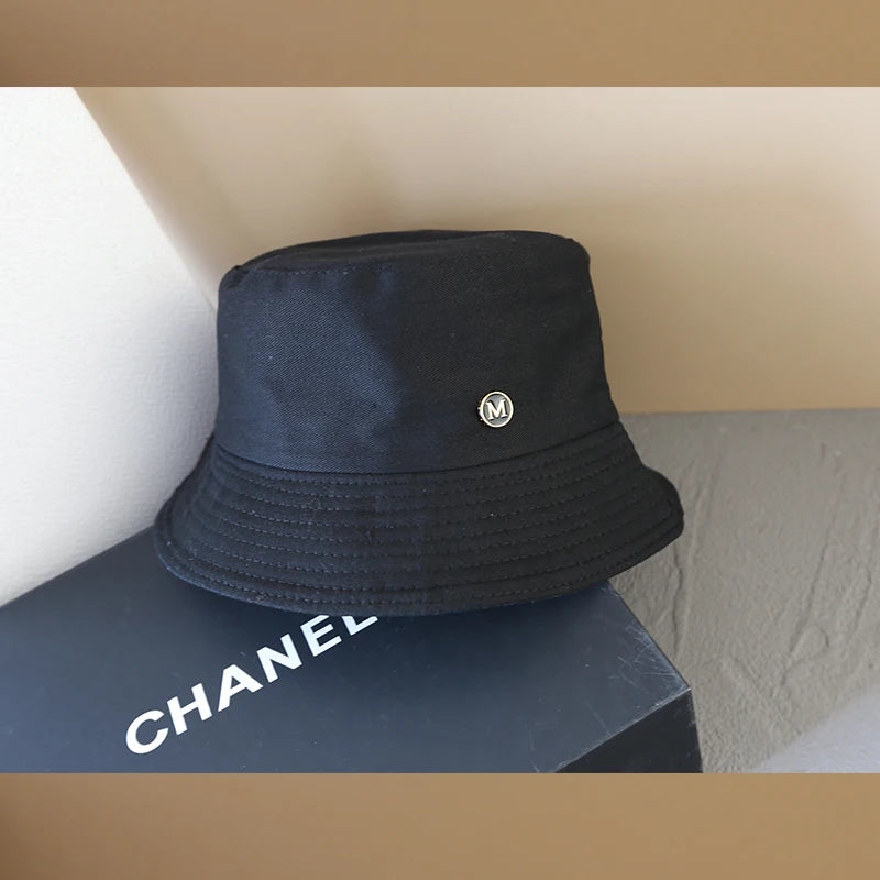 Solid Color Summer New Fisherman Hat Versatile Women Basin Hat