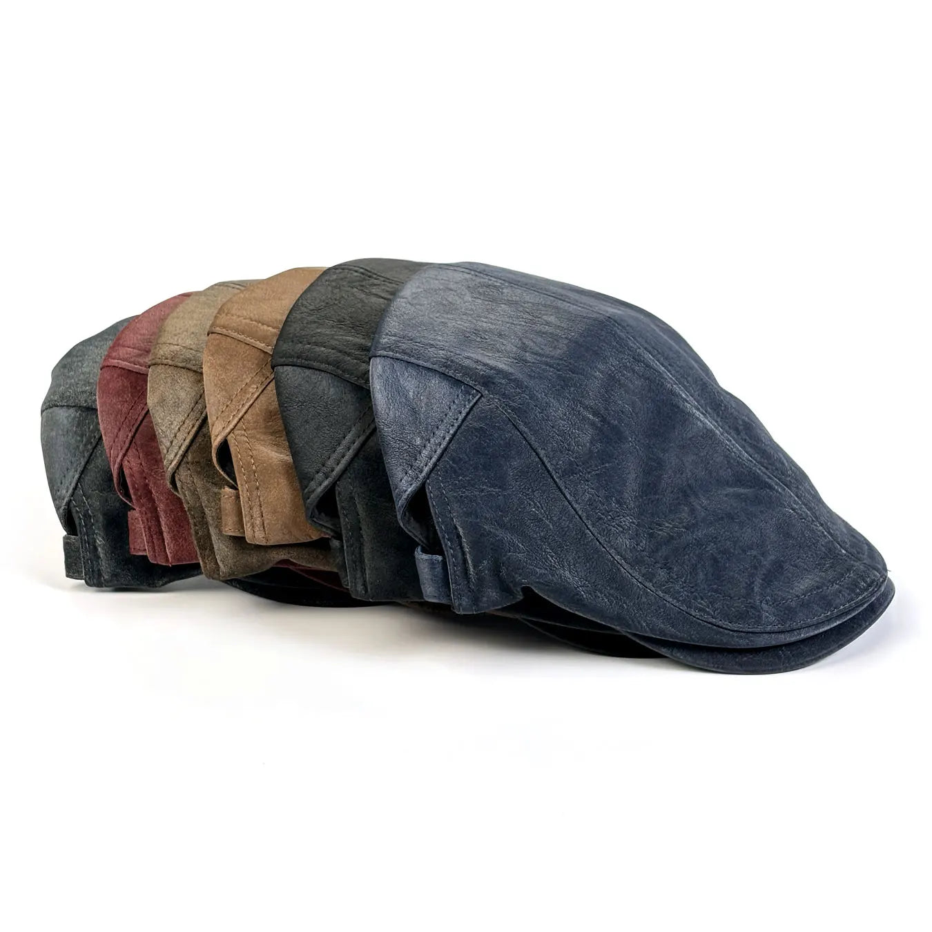 British Retro Beret, Newsboy Cap, Matte Texture Forward Cap, Casual Style Peaked Cap