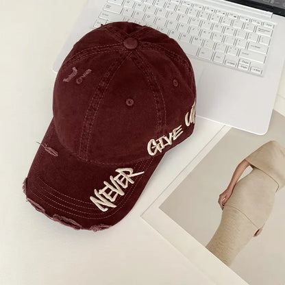 Vintage Washed Cotton Baseball Cap