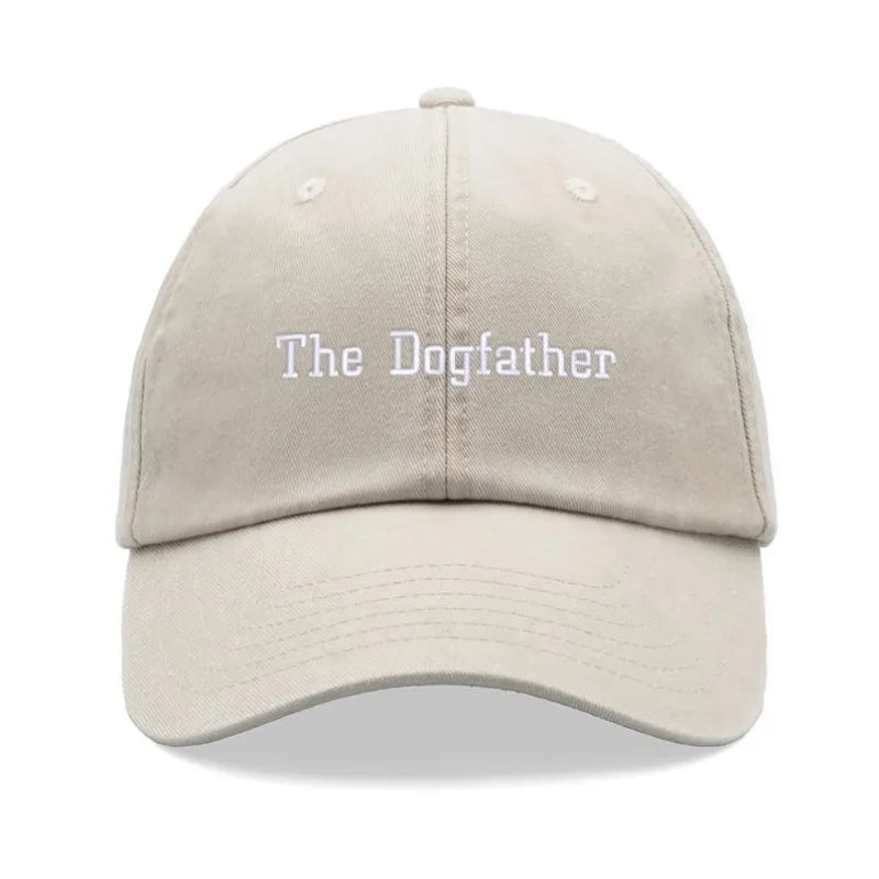 1pc Dogfather Baseball Caps Vintage Washed Unisex Dad gorras Low Profile