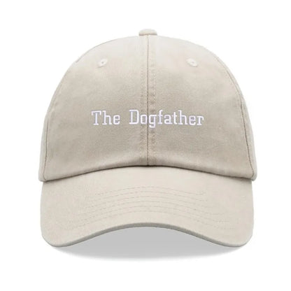 1pc Dogfather Baseball Caps Vintage Washed Unisex Dad gorras Low Profile