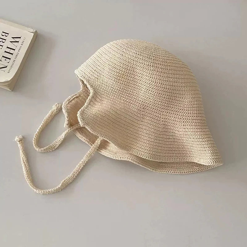 Linen Straw Regency Bonnets Hats For Women Sun Hats