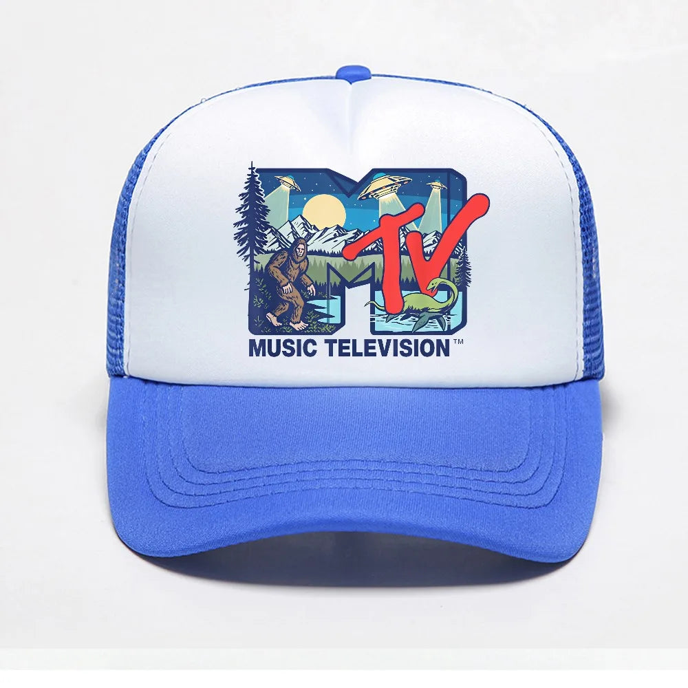 Rock Hip Hop Tv Hat Summer Unisex Baseball Cap Cryptid Music Featuring Bigfoot UFO Aliens Nessie Man Caps