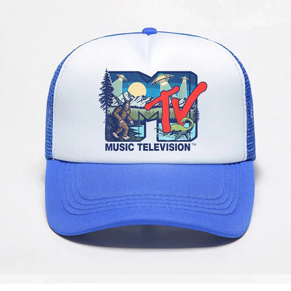 Rock Hip Hop Tv Hat Summer Unisex Baseball Cap Cryptid Music Featuring Bigfoot UFO Aliens Nessie Man Caps