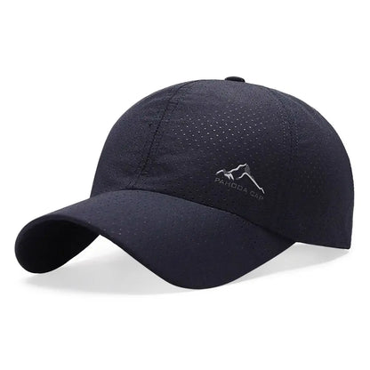 Fashion Quick Dry Summer Baseball Cap Breathable Adjustable Sports Cap UV Protection Trucker Cap Men Women