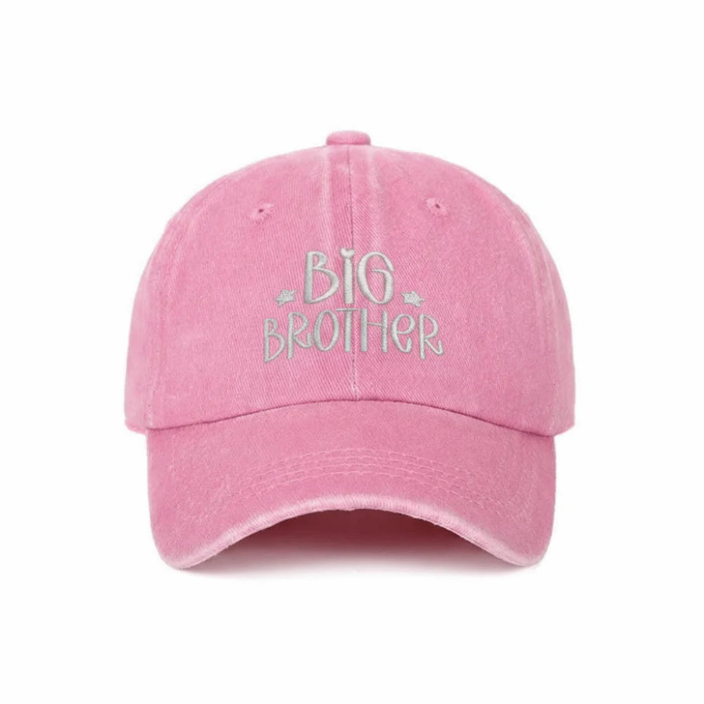 Fashion Washed Cotton Big Brother Big Sister Caps