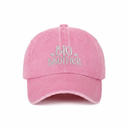 Fashion Washed Cotton Big Brother Big Sister Caps