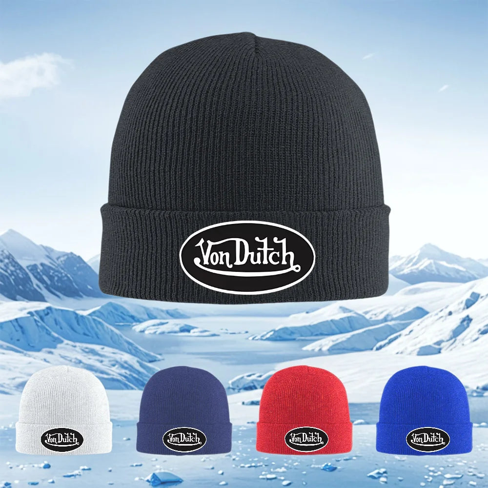 Unisex Knitted Hat Beanie Pullover Cap Winter Thermal Warm Christmas Outdoor
