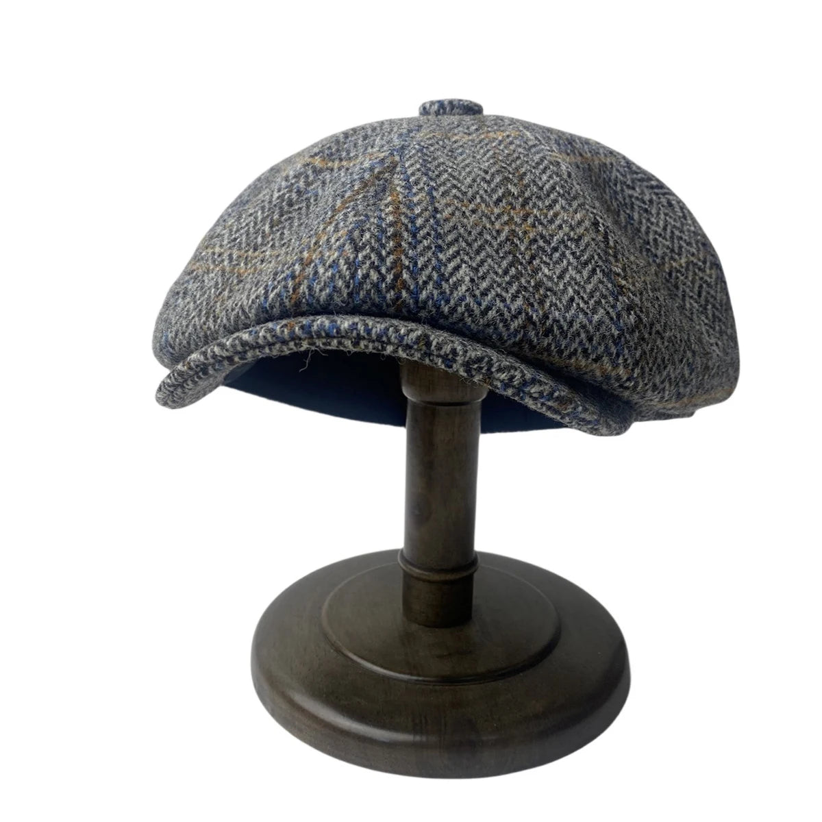Wool Tweed Newsboy Cap British Gatsby Cap
