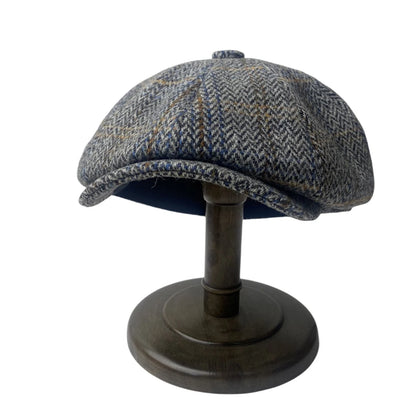Wool Tweed Newsboy Cap British Gatsby Cap