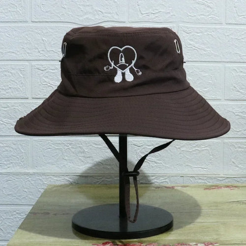 Bad Bunny Fishing  Fisherman Hats Un Vẻano Sin Ti Bucket Hat for Men Woman