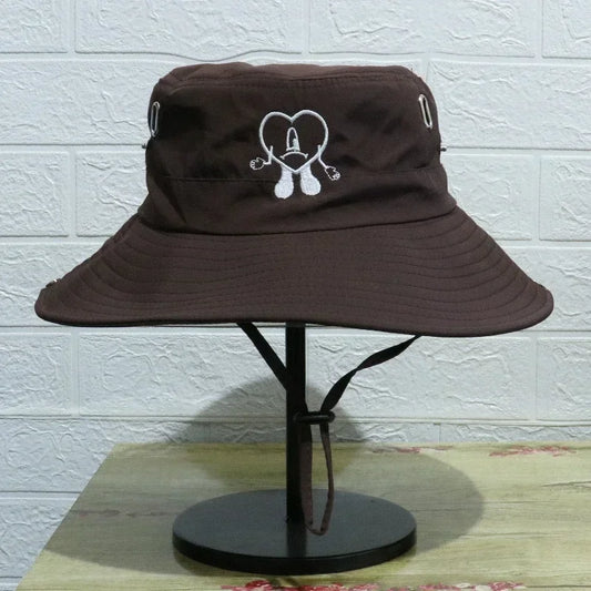 Bad Bunny Fishing  Fisherman Hats Un Vẻano Sin Ti Bucket Hat for Men Woman