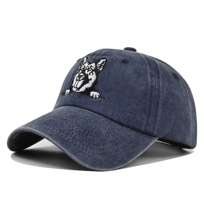 2026 Spring Summer Men Women Baseball Cap Dog Animals Embroidery Snapback Hats