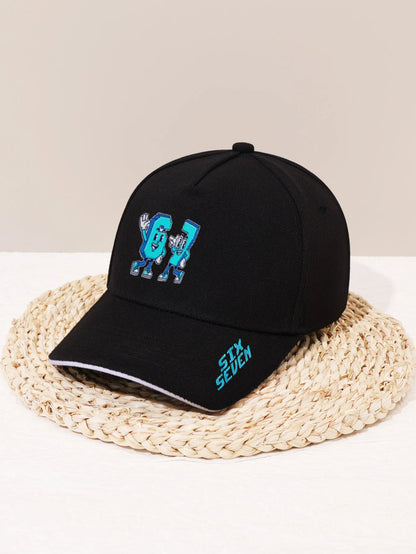 1 Piece of 67-Pixel Cartoon Patterned Cool Baseball Cap