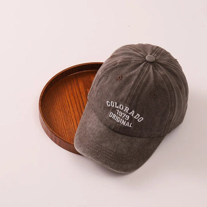 Embroidery Letter Children Baseball Cap Fashion Retro Kids
