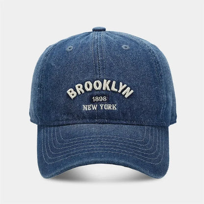 Four Seasons Denim Letter Casquette Baseball Cap