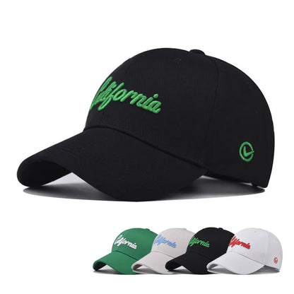 Mens Baseball Cap 3d California Embroidery Dad Hat