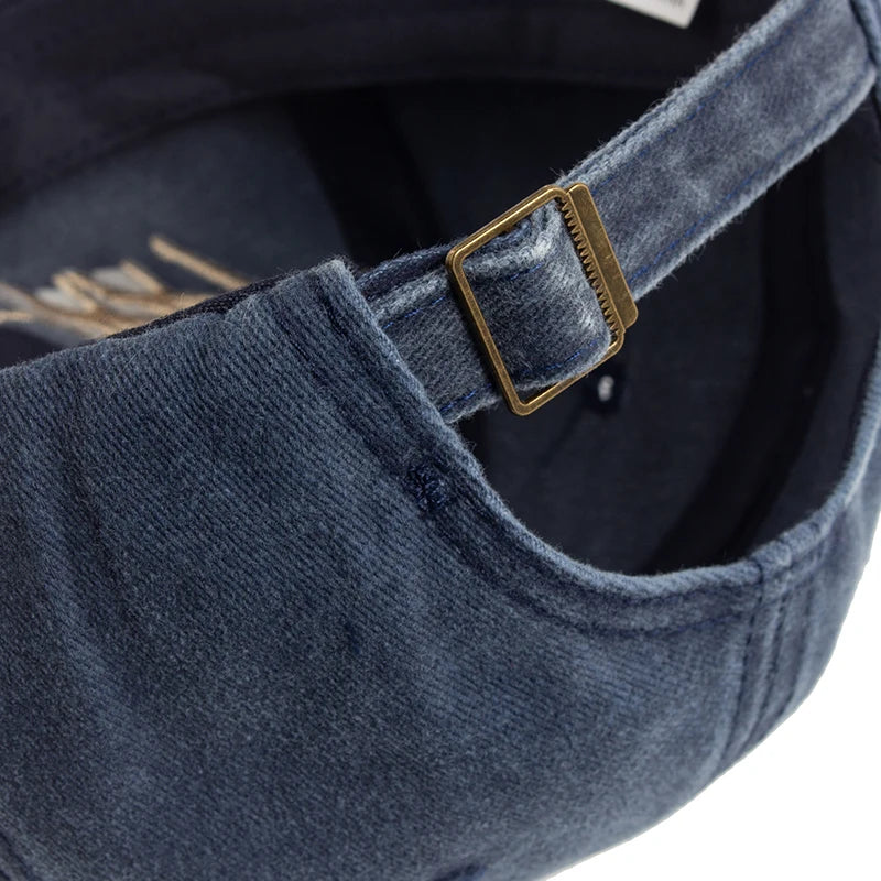 Fashion Women's Baseball Cap Embroidered Cotton Soft Top Men's Caps