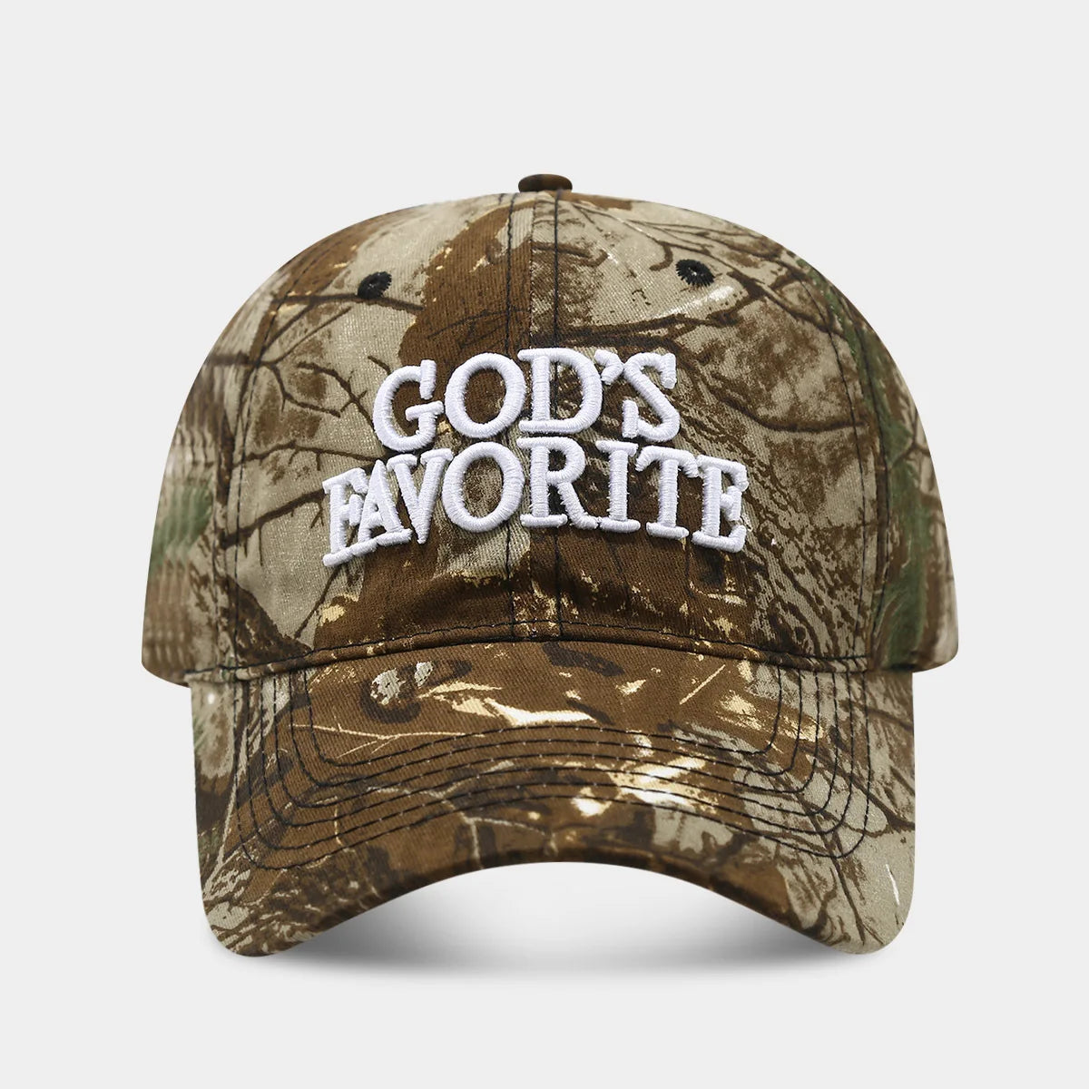 3D Embroidery Unique Retro Camo Baseball Hat Camouflage Jungle Tactics