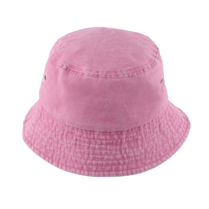 2025 New Fisherman Hat Vintage Denim Bucket Hats Outdoor Men Women Washed Cotton