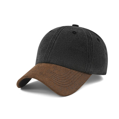 Washed Cotton Patchwork Baseball Cap