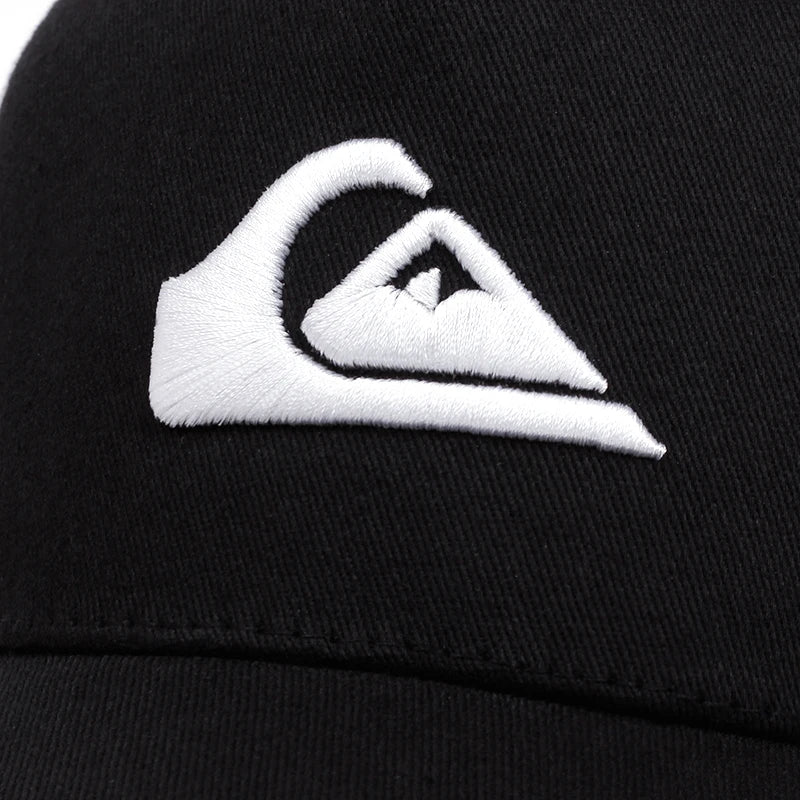 Simple Symbol Triangle Surfing Embroidery Outdoors Baseball Cap Summer