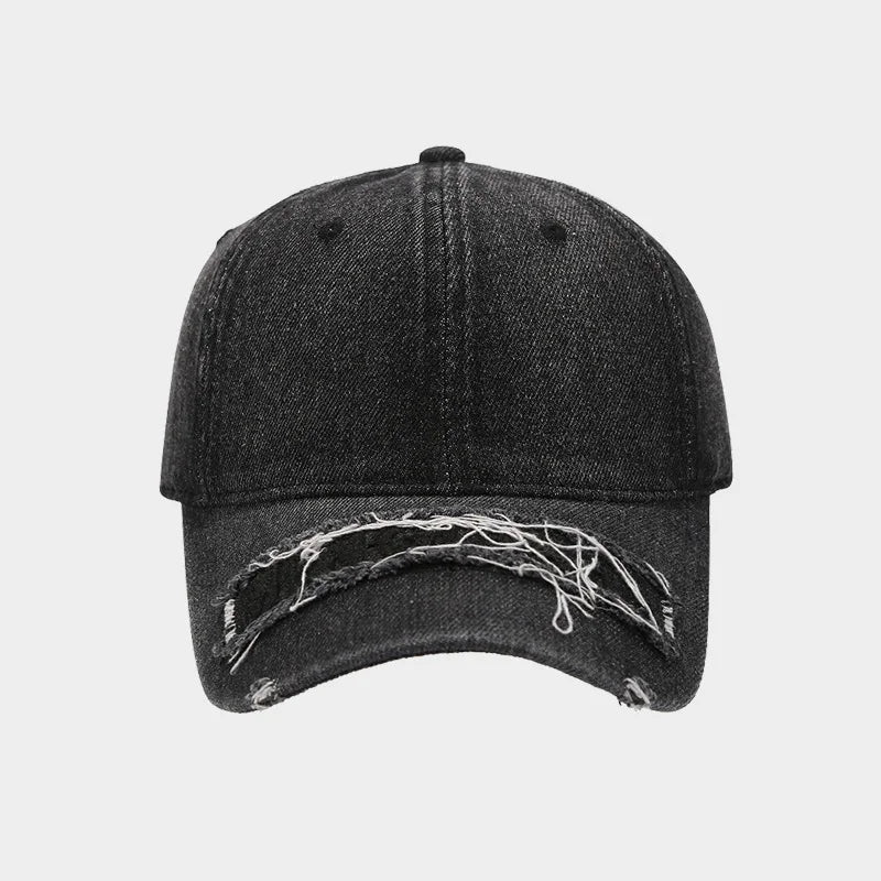 New High Quality Unisex Washed Denim Baseball Cap