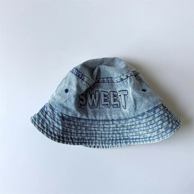 2026 Spring New Children Denim Fisherman Hat