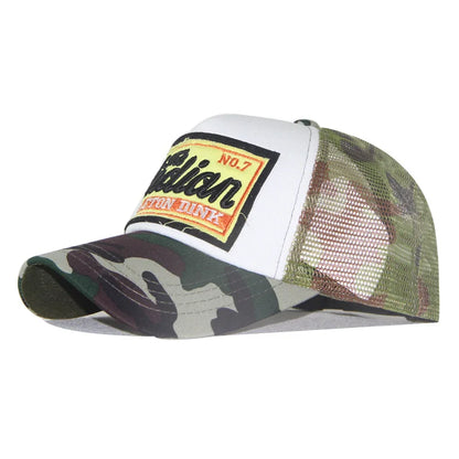 Fashion Letter Embroidery Baseball Cap For Men Women Summer Breathable Mesh
