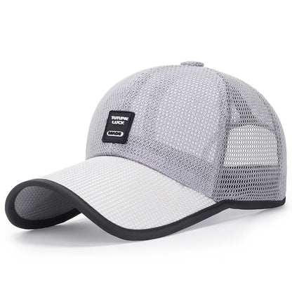 Men's Baseball Cap For Outdoor Casual Cycling Fishing Mesh