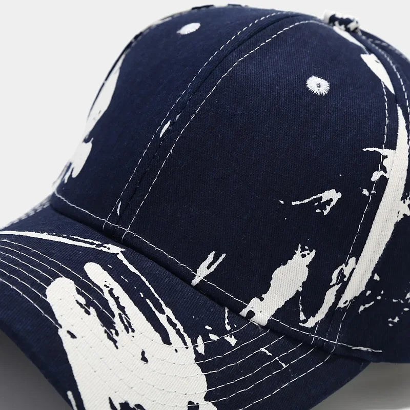 Four Seasons 8 Style Cotton Graffiti Print Casquette Baseball Cap