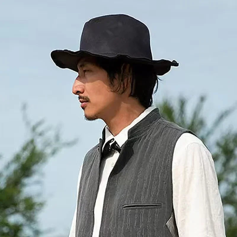 New Japanese Designer Big Head 62cm Bucket Hats