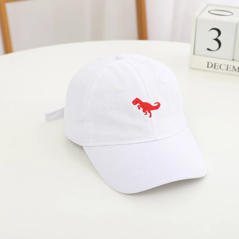 Dinosaur Embroidered Children's Baseball Cap Summer Caps Boys Girls
