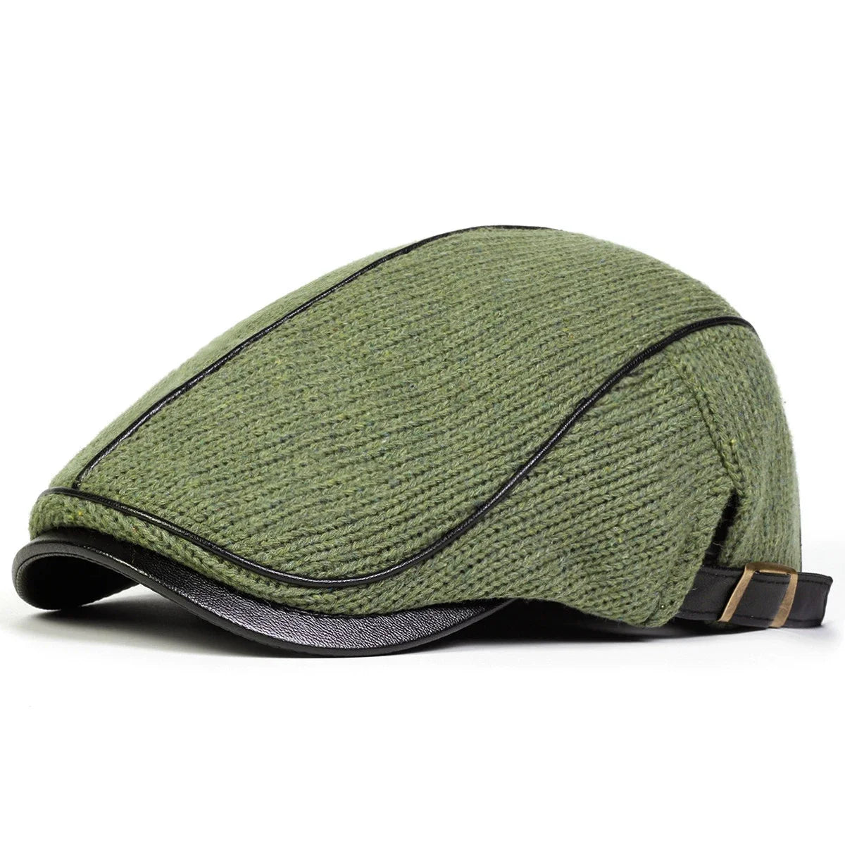 Men Autumn And Winter Warm Knitting Newsboy Caps