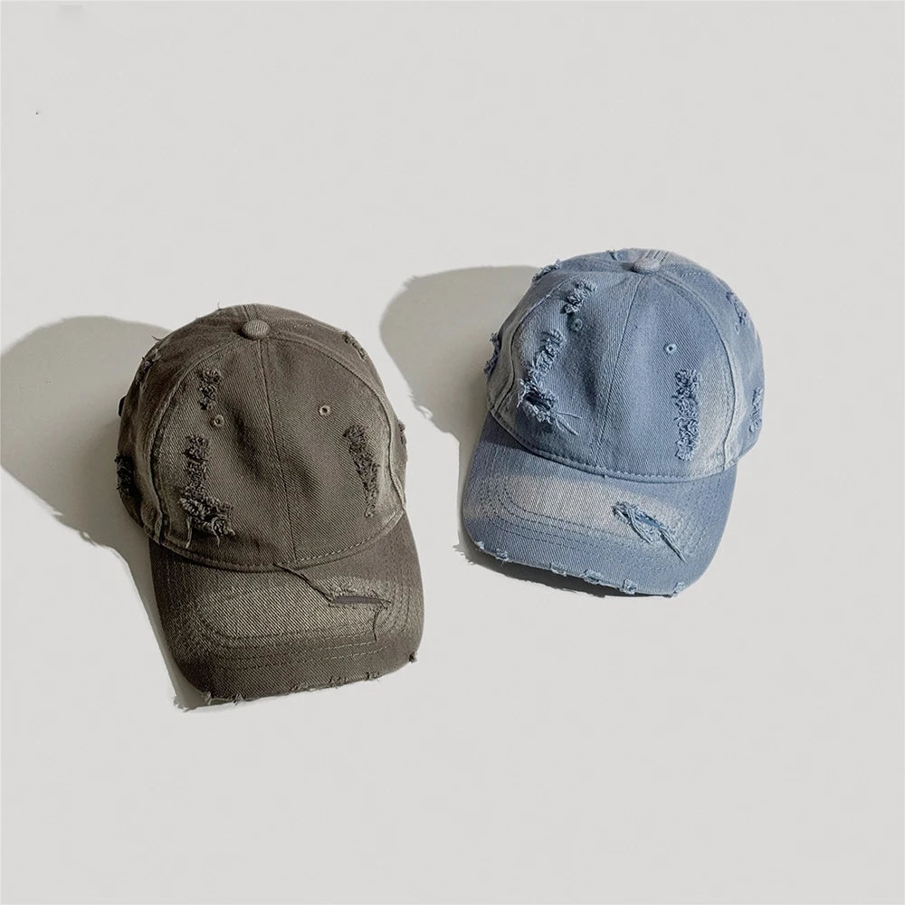 Top Quality Made Old Holes Baseball Cap