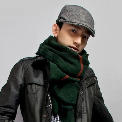 High Quality Autumn Winter Wool Herringbone Flat Cap
