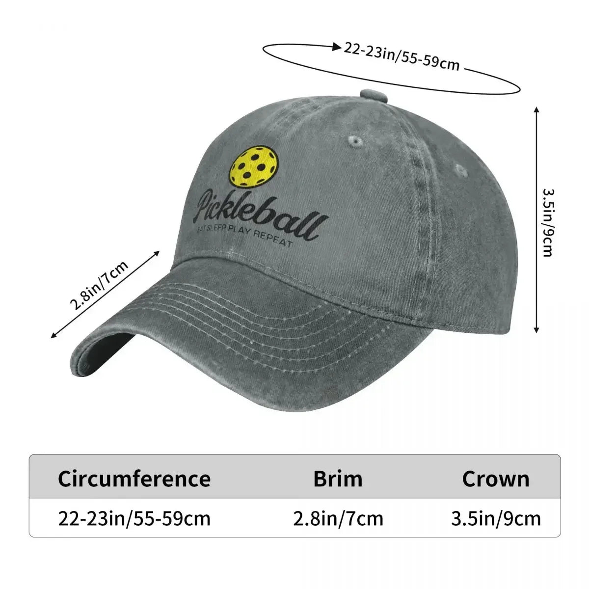 Pickleball Lover Enthusiasts Baseball Cap