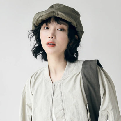 New Plus Size Newsboy Caps Cotton Dome Painters Hats Berets Hat