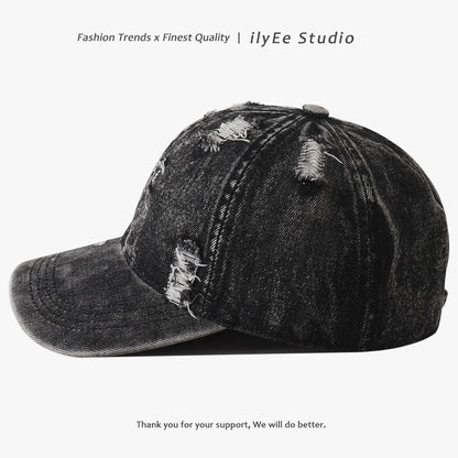New Designer Washed Distressed Cowboy Baseball Cap