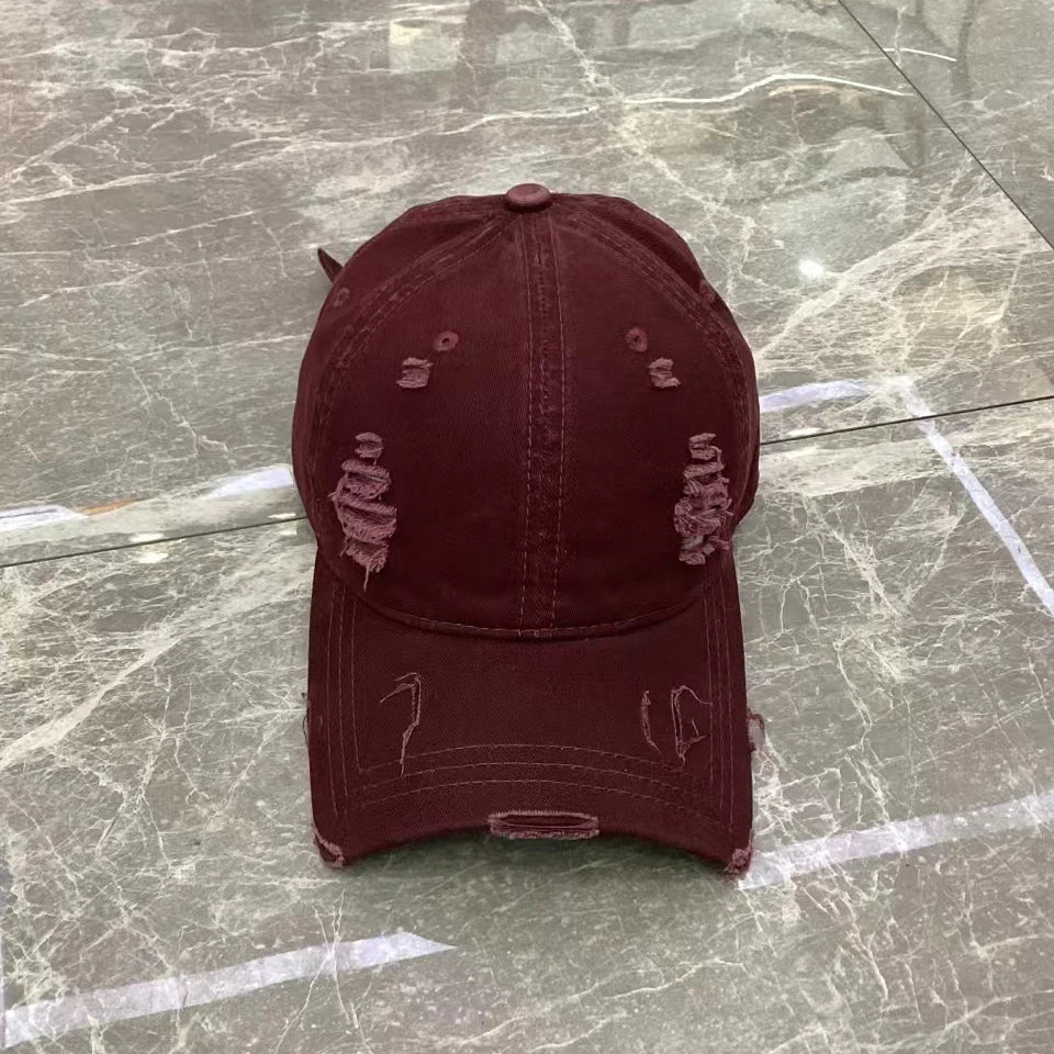 Unisex Square Brim Broken Brim Baseball Cap