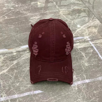 Unisex Square Brim Broken Brim Baseball Cap