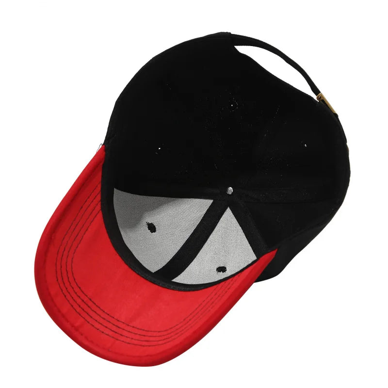 New Baseball Cap With Cotton Brim And Color Blocking Work Caps