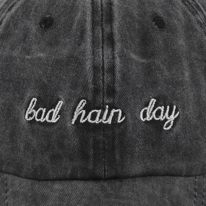 Bad Hair Day Embroidered Duckbill Hats Beach Sun Hat